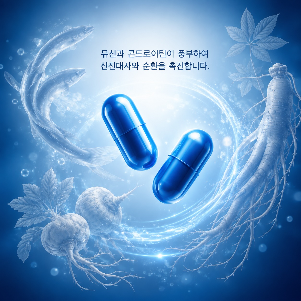 韓國泥鰍精植物膠囊-富含黏蛋白與硫酸軟骨素促進新陳代謝與順暢循環